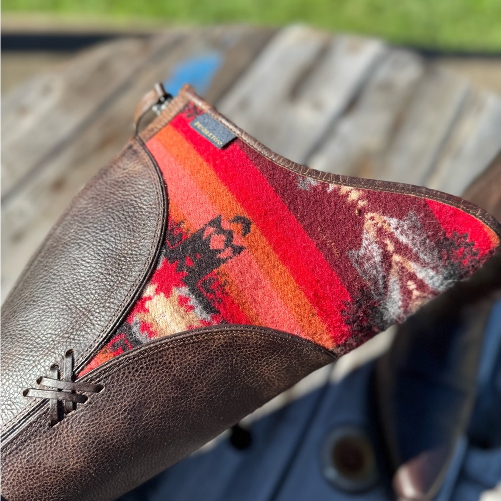Pendleton Aztec Blanket Ariat Riding Boots